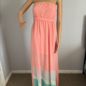 Strapless Maxi Dress